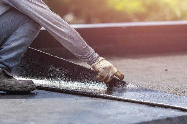 Professional Emergency Waterproofing technician working in Potomac, MD